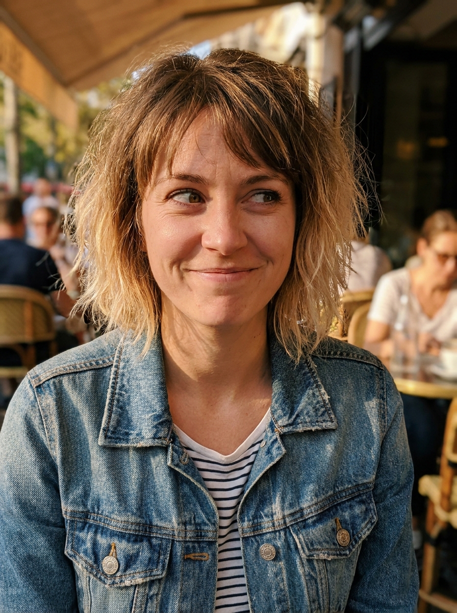 Messy Bob für einen frechen Look als freche kurze Bob Frisuren Inspiration 2026